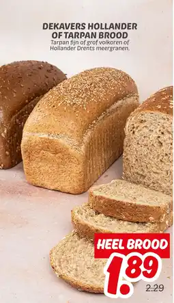 Dekamarkt Dekavers hollander of tarpan brood aanbieding