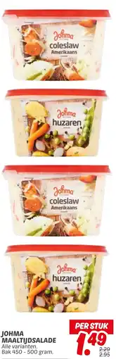 Dekamarkt Johma maaltijdsalade aanbieding