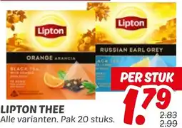 Dekamarkt LIPTON THEE aanbieding