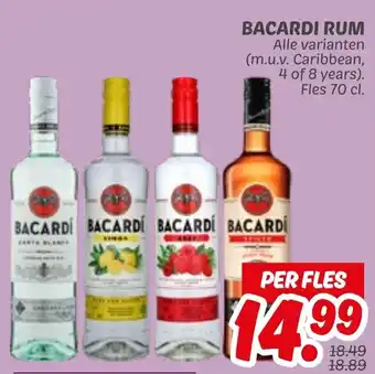 Dekamarkt Bacardi rum aanbieding