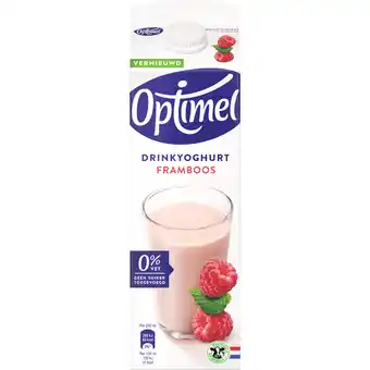 Dirk Optimel Drink framboos 0% vet aanbieding