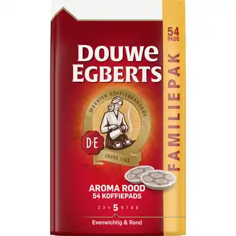 Dirk Douwe Egberts Aroma Rood koffiepads familiepak aanbieding