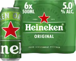 Dirk Heineken Pilsener 6x50 cl aanbieding