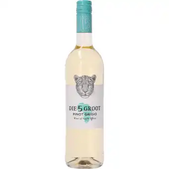 Dirk Die 5 Groot Pinot Grigio aanbieding