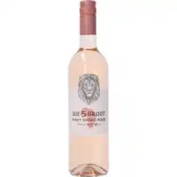 Dirk Die 5 Groot Pinot Grigio rose aanbieding