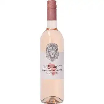 Dirk Die 5 Groot Pinot Grigio rose aanbieding