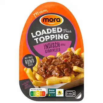 Dirk Mora Loaded fries topping indisch stoofvlees aanbieding
