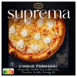 Dirk Dr. Oetker Suprema small pizza cinque formaggi aanbieding