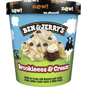 Dirk Ben & Jerry's Brookies & cream aanbieding