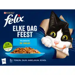 Dirk Felix Kattenvoer elke dag feest vis selectie in gelei aanbieding