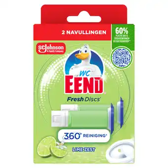 Dirk WC-eend Fresh discs navul duo lime zest aanbieding