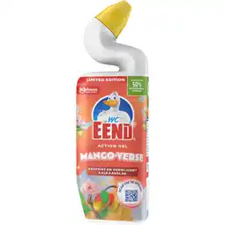Dirk WC-eend Toiletreiniger action gel mango aanbieding