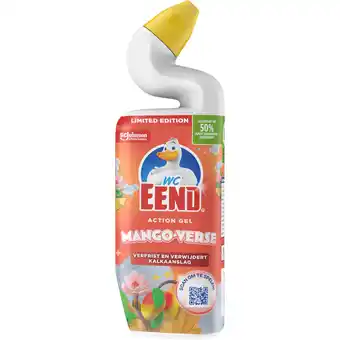 Dirk WC-eend Toiletreiniger action gel mango aanbieding