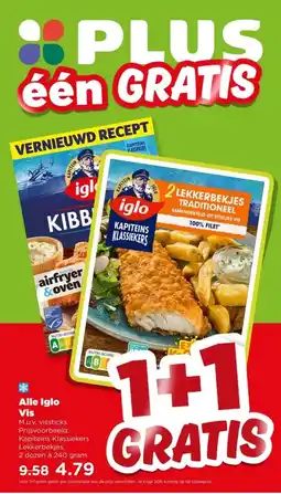 PLUS Alle Iglo Vis aanbieding