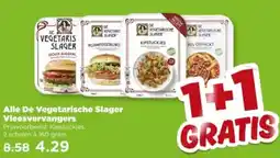 PLUS Alle De Vegetarische Slager Vleesvervangers aanbieding