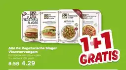 PLUS Alle De Vegetarische Slager Vleesvervangers aanbieding