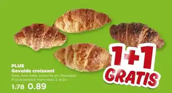 PLUS PLUS Gevulde croissant aanbieding