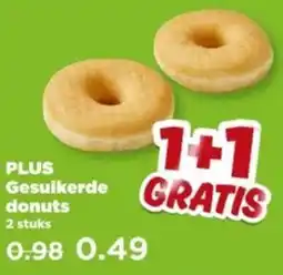 PLUS PLUS Gesuikerde donuts aanbieding