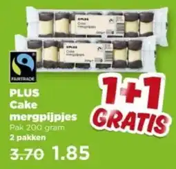 PLUS PLUS Cake mergpijpjes aanbieding