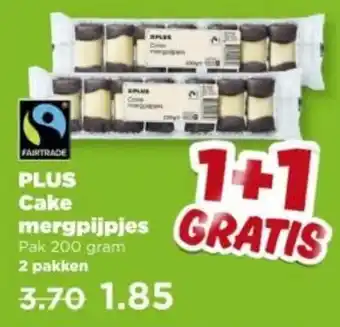 PLUS PLUS Cake mergpijpjes aanbieding