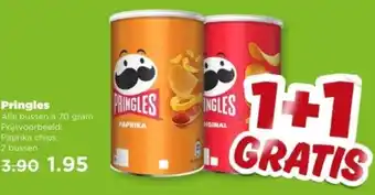 PLUS Pringles aanbieding