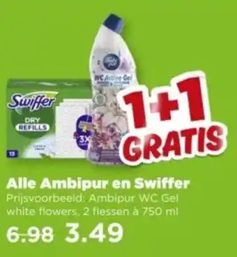 PLUS Alle Ambipur en Swiffer aanbieding