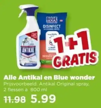 PLUS Alle Antikal en Blue wonder aanbieding