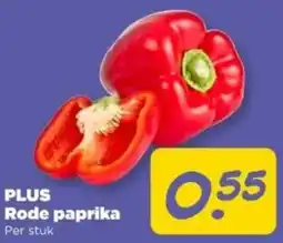 PLUS PLUS Rode paprika aanbieding