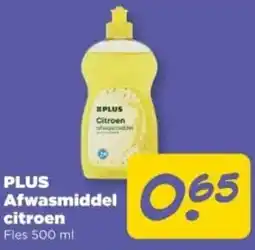 PLUS PLUS Afwasmiddel citroen aanbieding