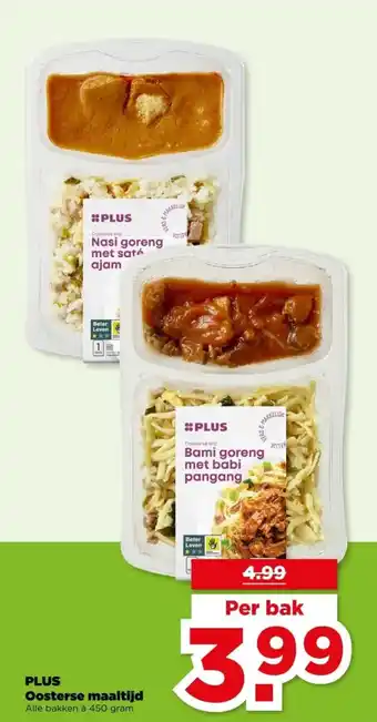 PLUS PLUS Oosterse maaltijd aanbieding