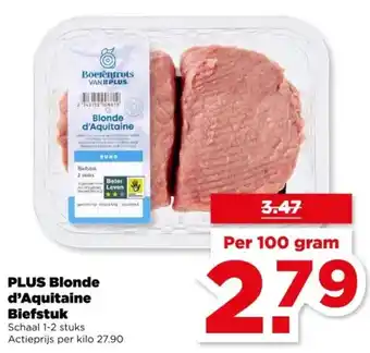 PLUS PLUS Blonde d’Aquitaine Biefstuk aanbieding