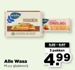 PLUS Alle Wasa aanbieding