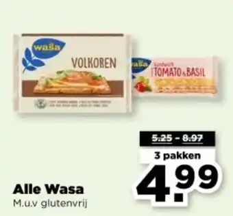PLUS Alle Wasa aanbieding