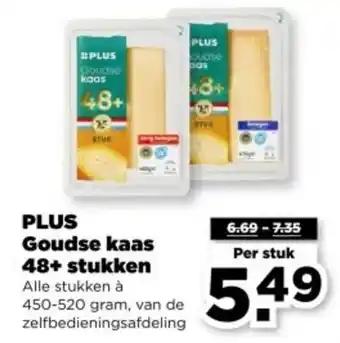 PLUS PLUS Goudse kaas 48+ stukken aanbieding