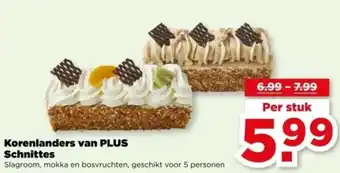PLUS Korenlanders van PLUS Schnittes aanbieding