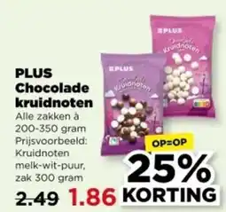 PLUS PLUS Chocolade kruidnoten aanbieding