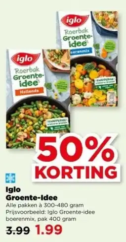 PLUS Iglo Groente-Idee aanbieding