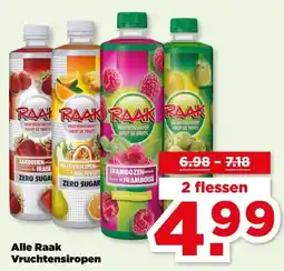 PLUS Alle Raak Vruchtensiropen aanbieding