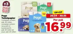 PLUS Page Toiletpapier aanbieding