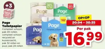 PLUS Page Toiletpapier aanbieding