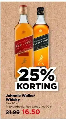 PLUS Johnnie Walker Whisky aanbieding