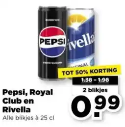 PLUS Pepsi, Royal Club en Rivella aanbieding