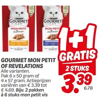 Dekamarkt Gourmet mon petit of revelations aanbieding