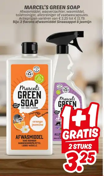 Dekamarkt Marcel's green soap aanbieding