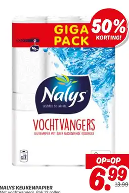 Dekamarkt Nalys keukenpapier aanbieding