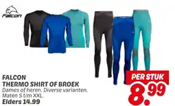 Dekamarkt Falcon thermo shirt of broek aanbieding