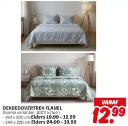 Dekamarkt Dekbedovertrek flanel aanbieding