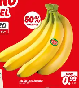 Dekamarkt Del monte bananen aanbieding