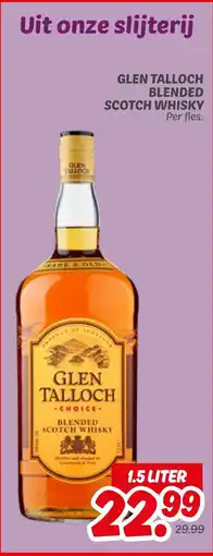 Dekamarkt Glen talloch blended scotch whisky aanbieding