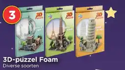 Vomar Voordeelmarkt 3D puzzel Foam aanbieding